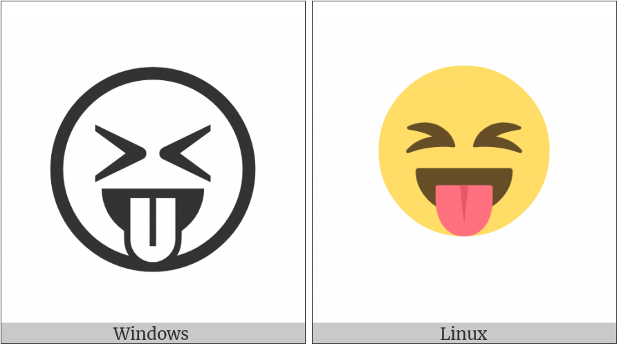 Face With Stuck Out Tongue And Tightly Closed Eyes - Emoji Notebooks: Emoticon Notebook, Blank Composition (900x506), Png Download