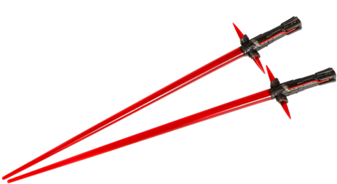Star Wars Lightsaber Chopsticks - Chop Sabers Light Up Lightsaber Chopsticks Set (480x480), Png Download
