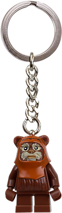 Ewok - Lego Star Wars Wicket Key Chain (600x450), Png Download