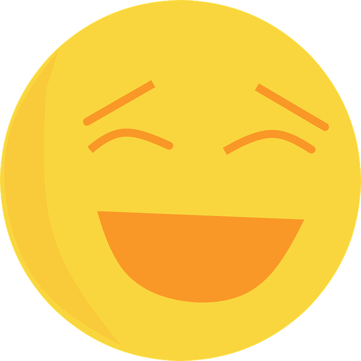 Emoji Face Download Transparent Png Image - Emoji Pura Pura Senyum (720x720), Png Download