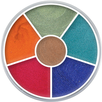 Kryolan Cream Color Circle Interferenz - Kryolan Lip Rouge Wheel, (350x450), Png Download