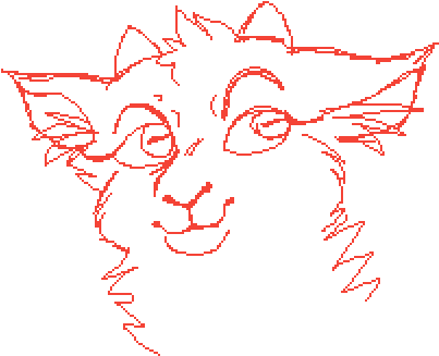 A Goat Face - Drawing (1000x1000), Png Download