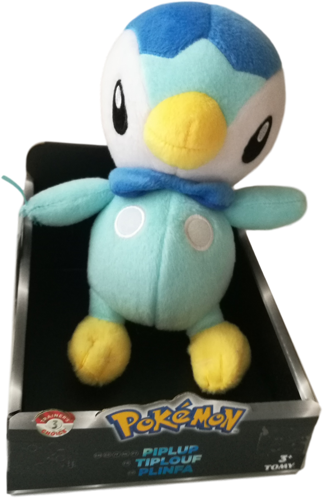 Official Pokemon 8" Trainer's Choice Piplup Plush - Stuffed Toy (1714x2097), Png Download