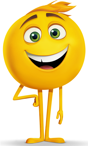 Gene 1 - Main Character Emoji Movie (349x585), Png Download