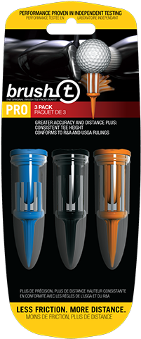 Brush Tees - Brush Tee Golf (254x534), Png Download