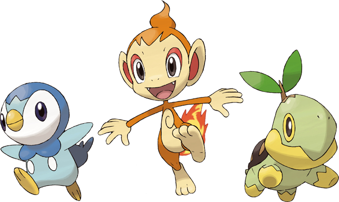 Piplup, Chimchar And Turtwig Please Adopt One They - Piplup Chimchar O Turtwig (670x400), Png Download