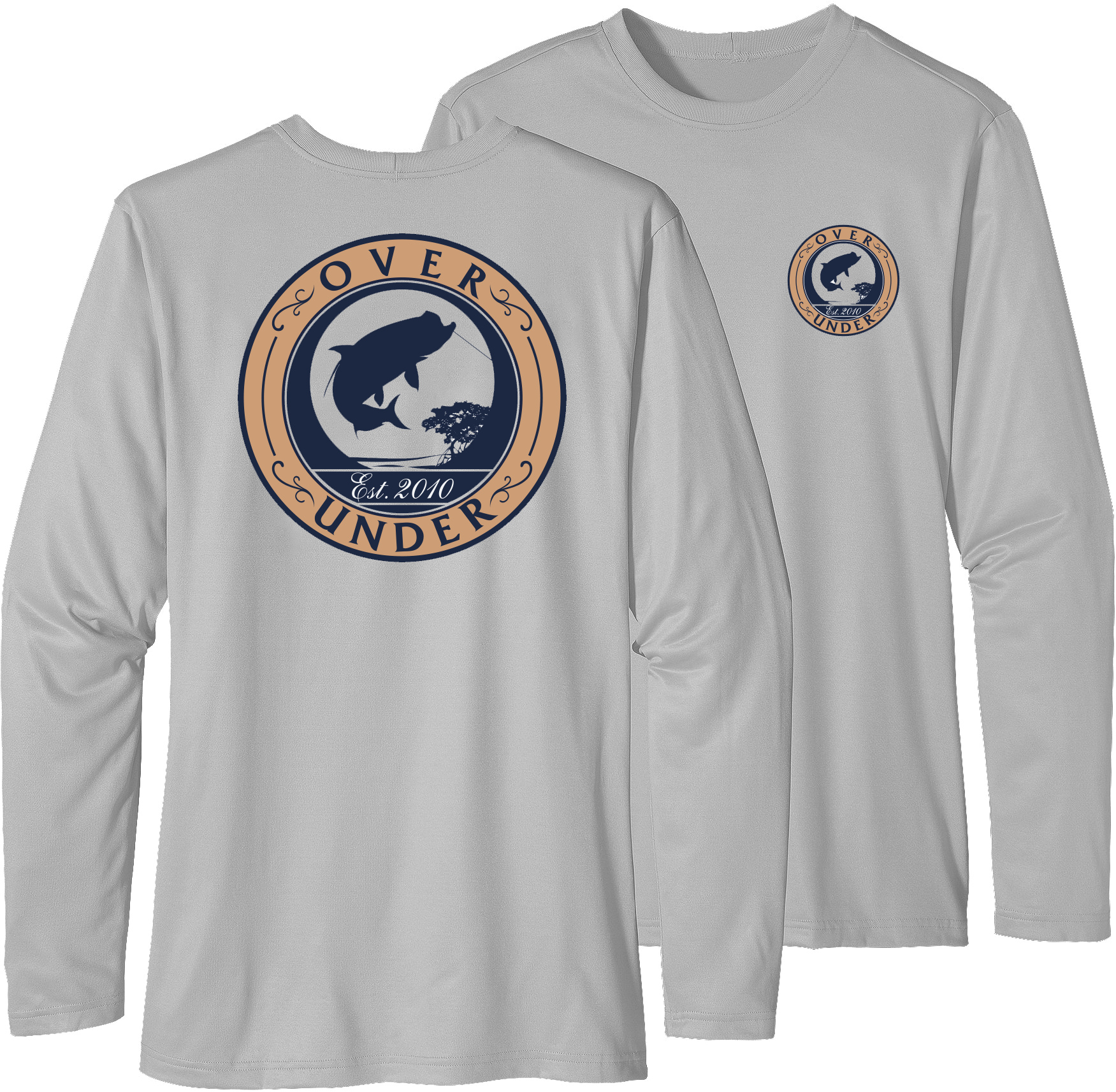 Tarponpearlgrey V=1535378802 - Dorado Tidal Tech Tee (2000x2000), Png Download
