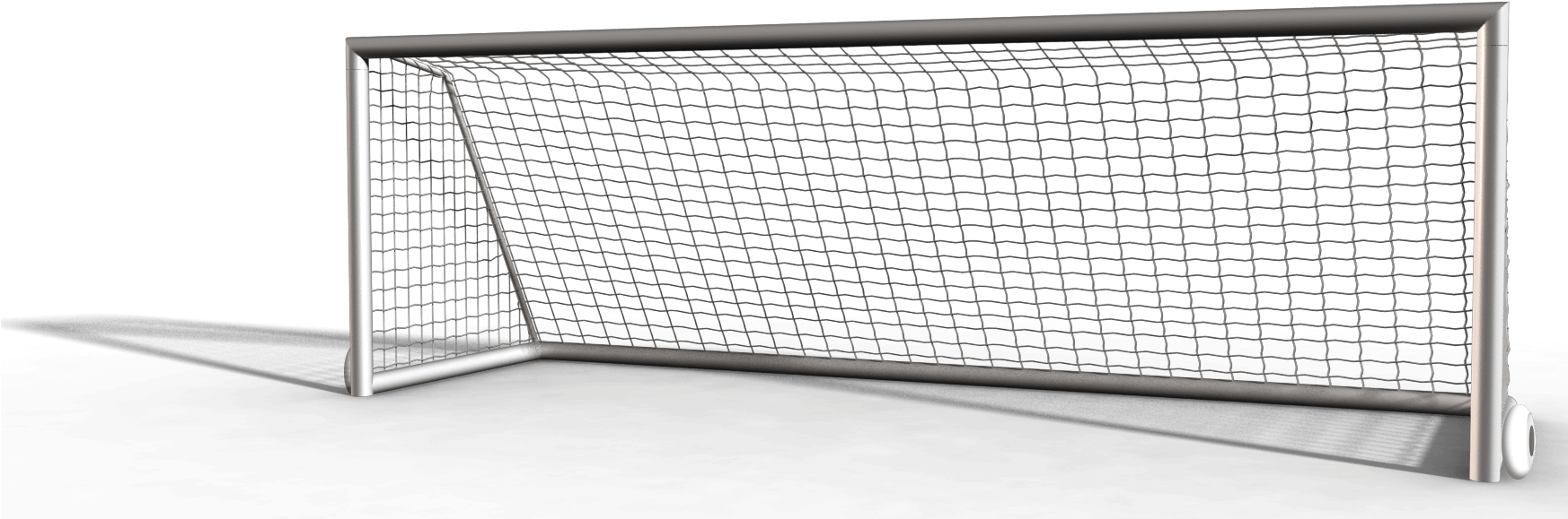 Portable Aluminium Full Size - Training Aluminium Full-size Goal W/ Wheels (1745x873), Png Download