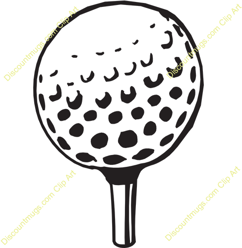 Golf Ball On Tee Clip Art Clipart Panda Free Clipart - Tee (500x500), Png Download