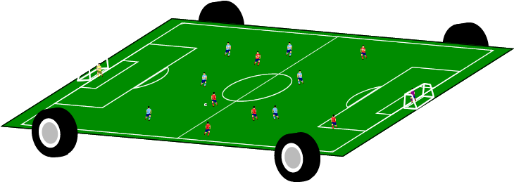 Rent A Soccer Field - Football (864x348), Png Download