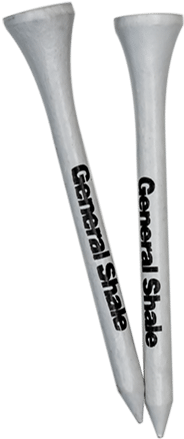 Pack Of 5 General Shale Golf Tees - Ringette (400x500), Png Download