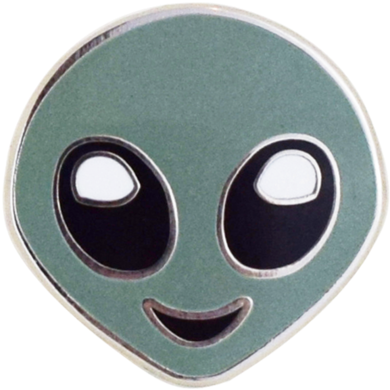 Alien Emoji Pin - Lapel Pin (480x480), Png Download