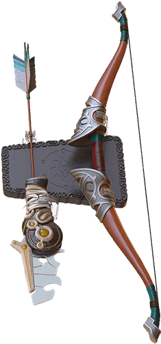 Legend Of Zelda - Breath Of The Wild Bow And Arrow Replica Set (600x600), Png Download