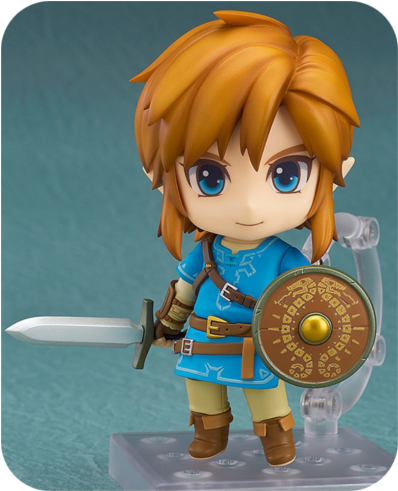 Legend Of Zelda: Breath Of The Wild - Link Nendoroid (500x500), Png Download