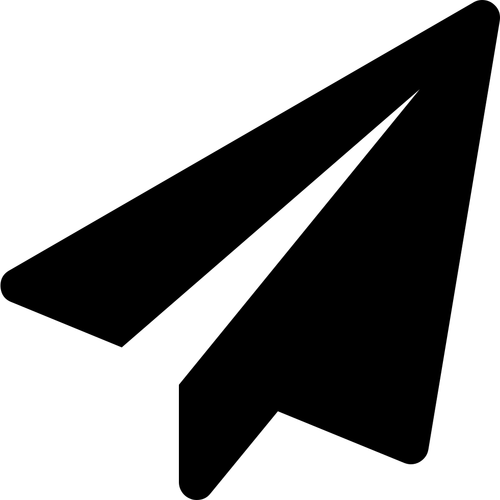 Paper-plane Send Comments - Font Awesome Paper Plane Icon (981x980), Png Download