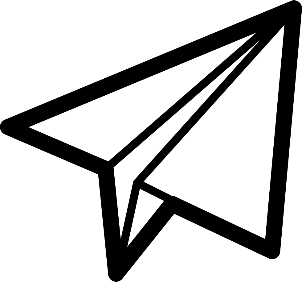 Png File - Clipart Paper Plane Png (980x914), Png Download