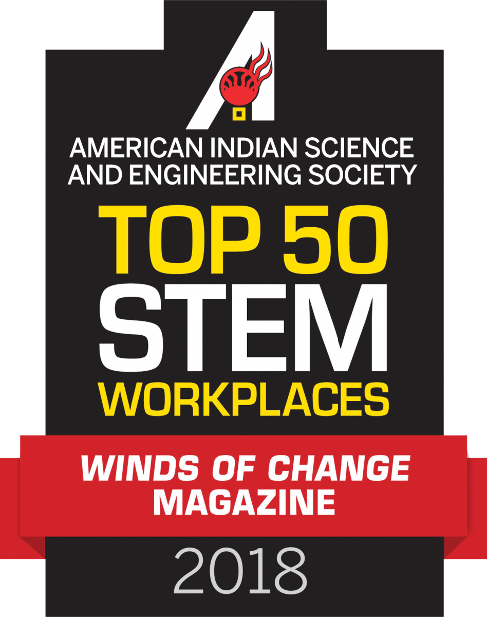 Top 50 Stem Workplaces Winds Of Change Magazine Logo - American Indian Science And Engineering Society (948x1200), Png Download