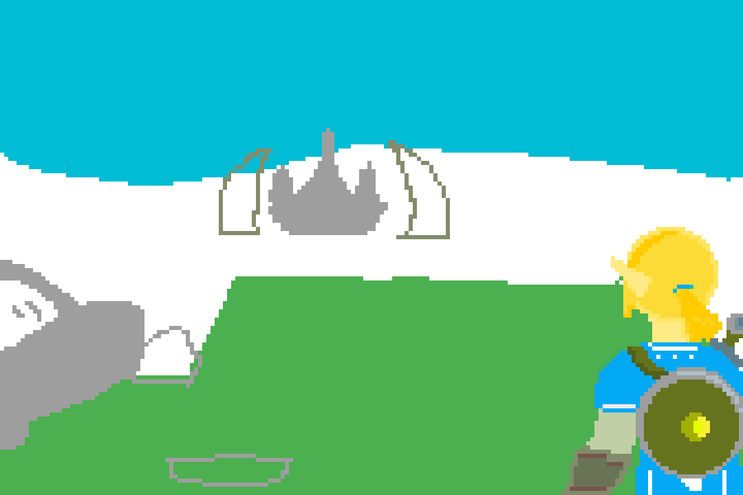 Breath Of The Wild - Cartoon (1080x720), Png Download