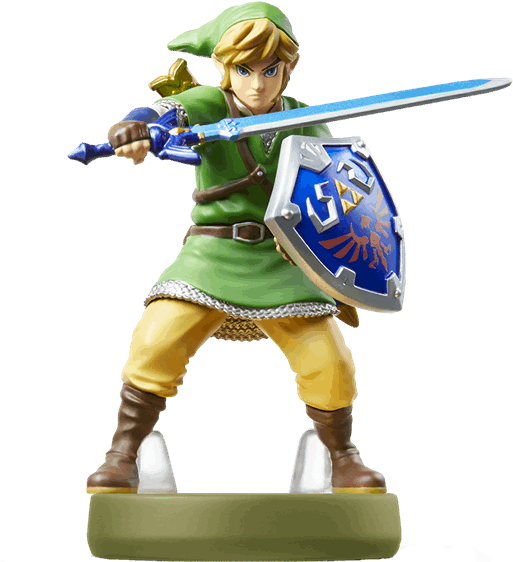 Nintendo Amiibo - Skyward Sword Link Amiibo (600x600), Png Download