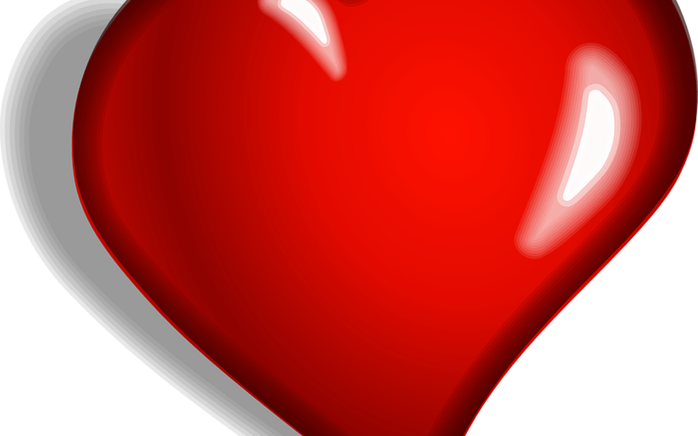 Free Vector Graphic Heart Red Emotional Cartoon Free - Stock.xchng (1368x855), Png Download