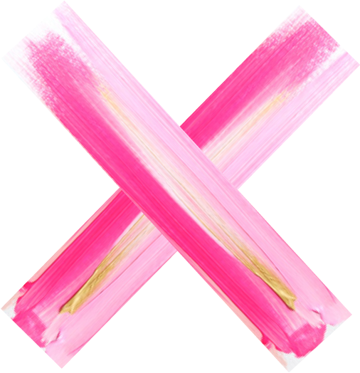 X Marks The Spot - X Rosada Png (400x400), Png Download