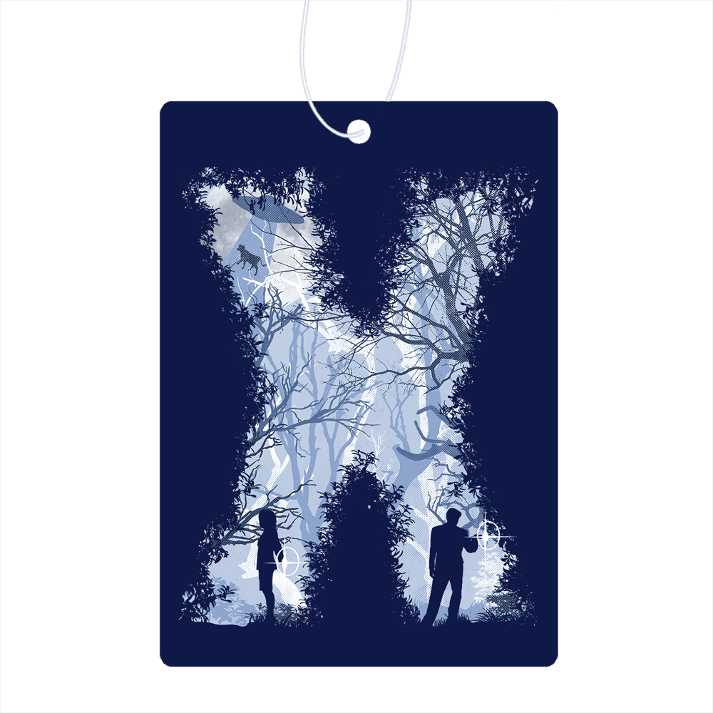 X Marks The Spot Air Freshener - X Files The Lone Gunmen Illustrations (1000x1000), Png Download