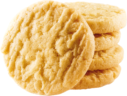 Biscuits Vanille Française - Peanut Butter Cookie (500x378), Png Download