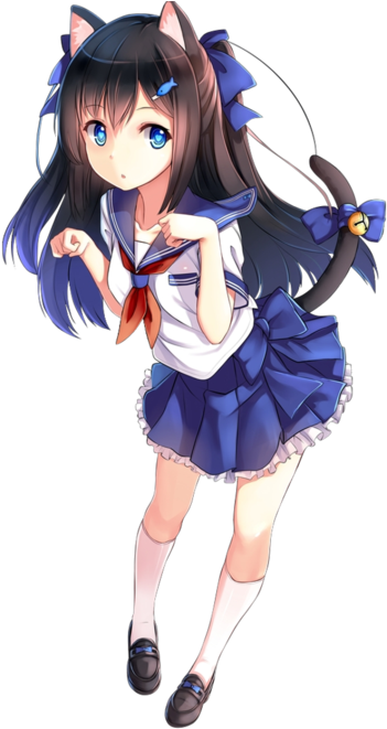 Neko Girl Png - Anime Girl Transparent Background - Free Transparent ...