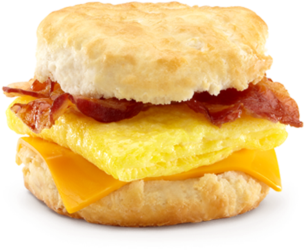 Image Biscuit Mcdonald S - Bacon Egg And Cheese Biscuit Png (444x420), Png Download