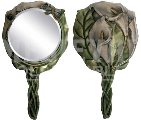 Magic Hand Mirror Art (450x450), Png Download