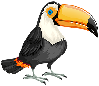 Toucan, Bird, Nature, Wild, Wildlife - Bandeira Do Brasil Com Um Tucano (510x340), Png Download