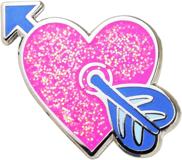Heart With Arrow Emoji Pin - Emoji (710x710), Png Download