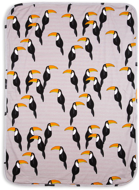 Mini Rodini Tucan Baby Blanket (786x786), Png Download