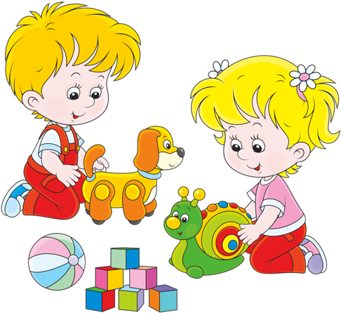 Shutterstock 252154084 [преобразованный] - Child Playing With Toys Clipart (500x446), Png Download