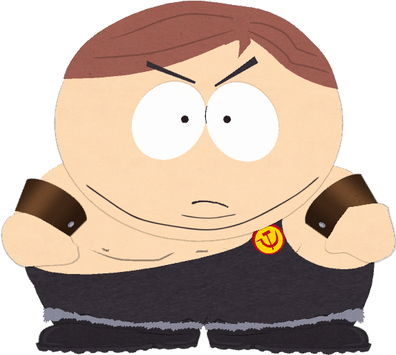 Image Alter Egos Cartman Rad Russian Png South Park - Pollo Loco South Park (575x522), Png Download