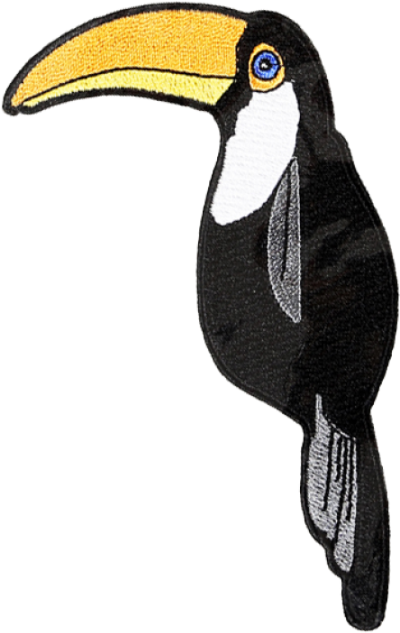 Mini Rodini Embroidery Patch - Toucan (960x720), Png Download