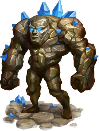 Elves Golem - Голем Png (347x460), Png Download
