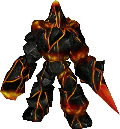 Lava Golem - Lava Golem Png (469x509), Png Download