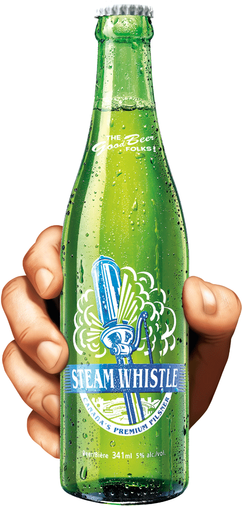 Steamwhistlepilsner - Steam Whistle (500x1042), Png Download