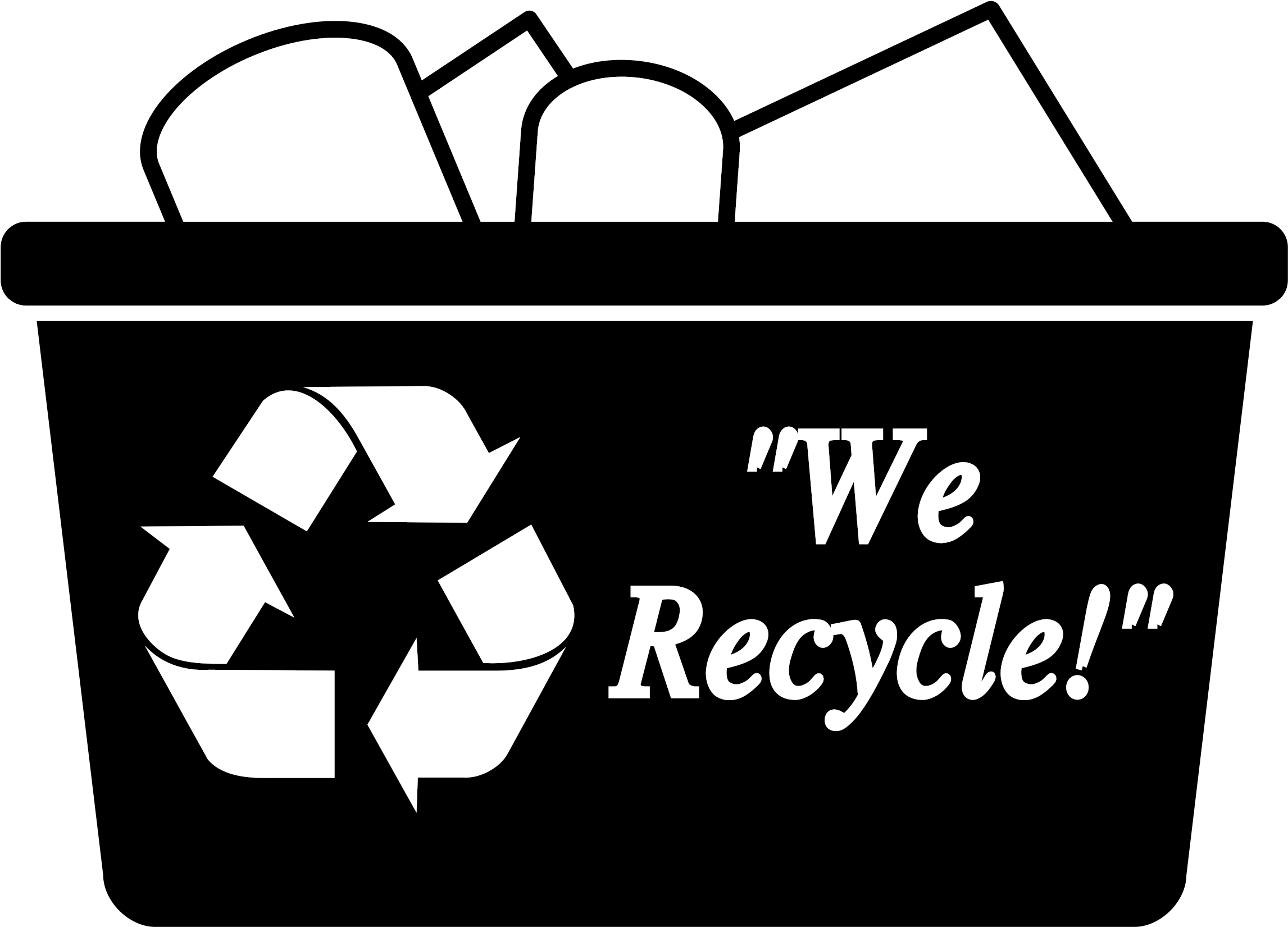 This Free Icons Png Design Of Recycling Bin Simple (2400x1800), Png Download