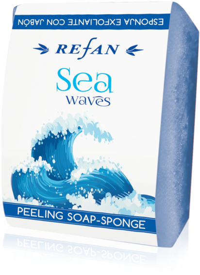 Sea Waves - Refan (474x600), Png Download