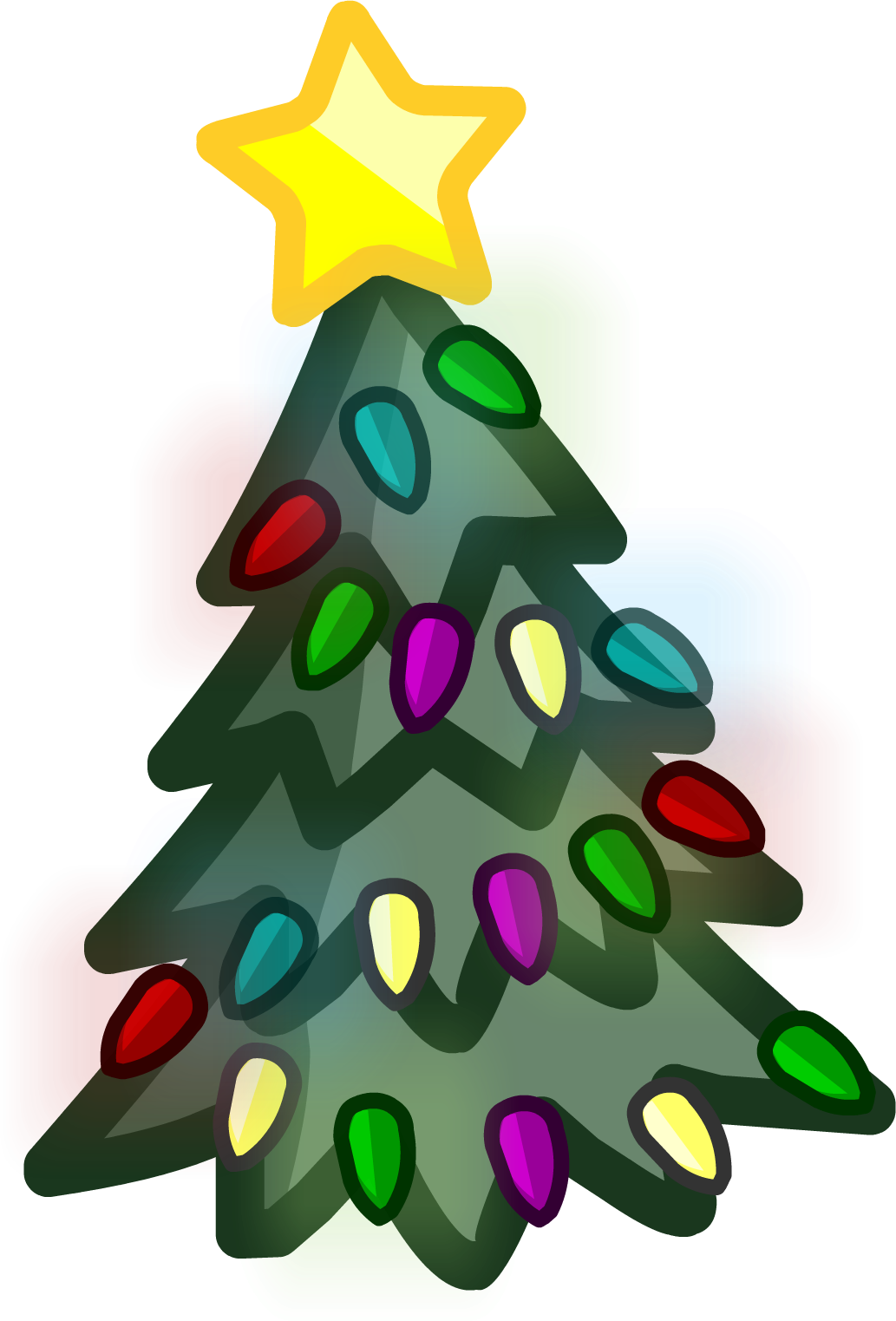 Holiday Party 2016 Tree Emoticon - Holiday (1033x1523), Png Download