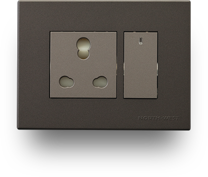 Platia, A Super Slim And Flat Series Of Electrical - North West Modular Switches (421x358), Png Download