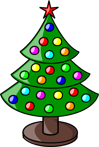Christmas Tree Clip Art Small (402x598), Png Download