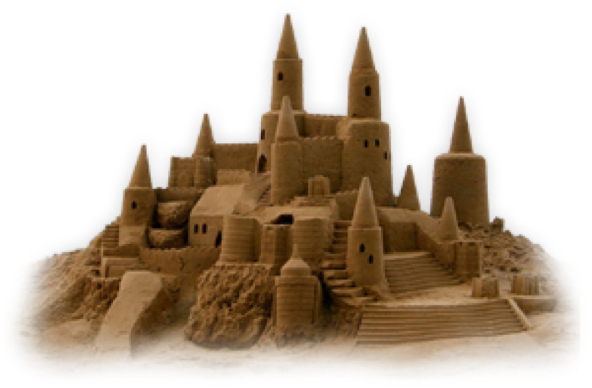 Report Abuse - Team Building Sand Sculpture (1445x1024), Png Download