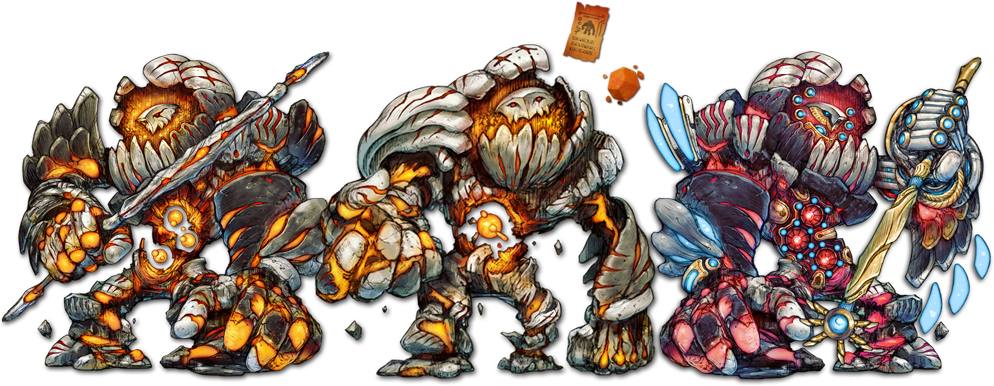 *character And Item Drops Will Be Determined By Chance - Golem (1000x414), Png Download
