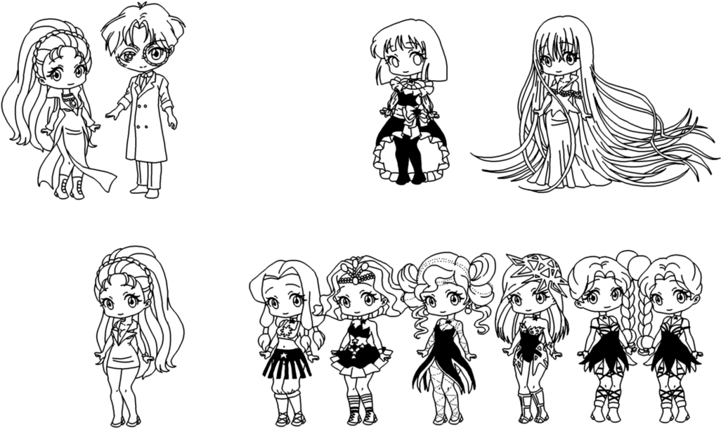 Nsg Chibi S Baddies - Chibi (1196x668), Png Download