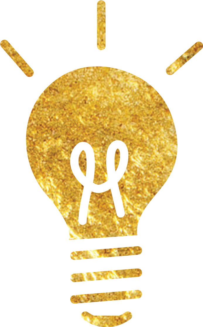 When You Install A Chandelier In The Middle Of The - Gold Bulb Png (600x600), Png Download