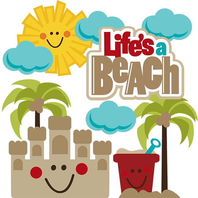 Life's A Beach Svg Beach Svg File Sandcastle Svg File - Life's A Beach Png (648x649), Png Download