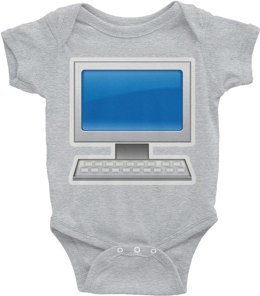 Emoji Baby Short Sleeve One Piece - Ultimate Frisbee Baby | Ultimate Frisbee Baby Onesie (1000x1000), Png Download